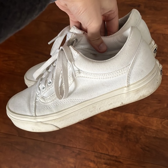 Well loved White Vans - Picture 3 of 4